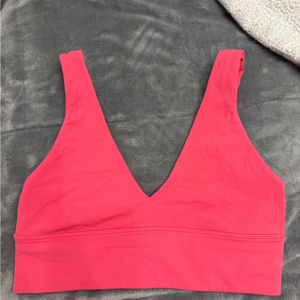 lululemon athletica Coral V-Neck Sports Bra
